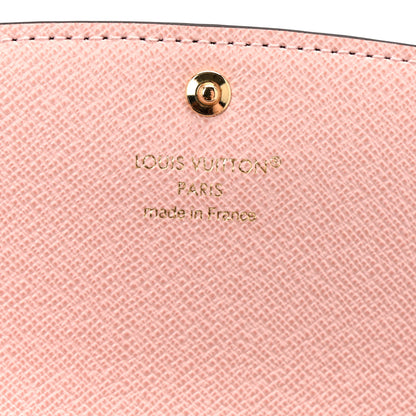 Louis Vuitton Monogram Emilie Wallet Rose Ballerine 6 of 7
