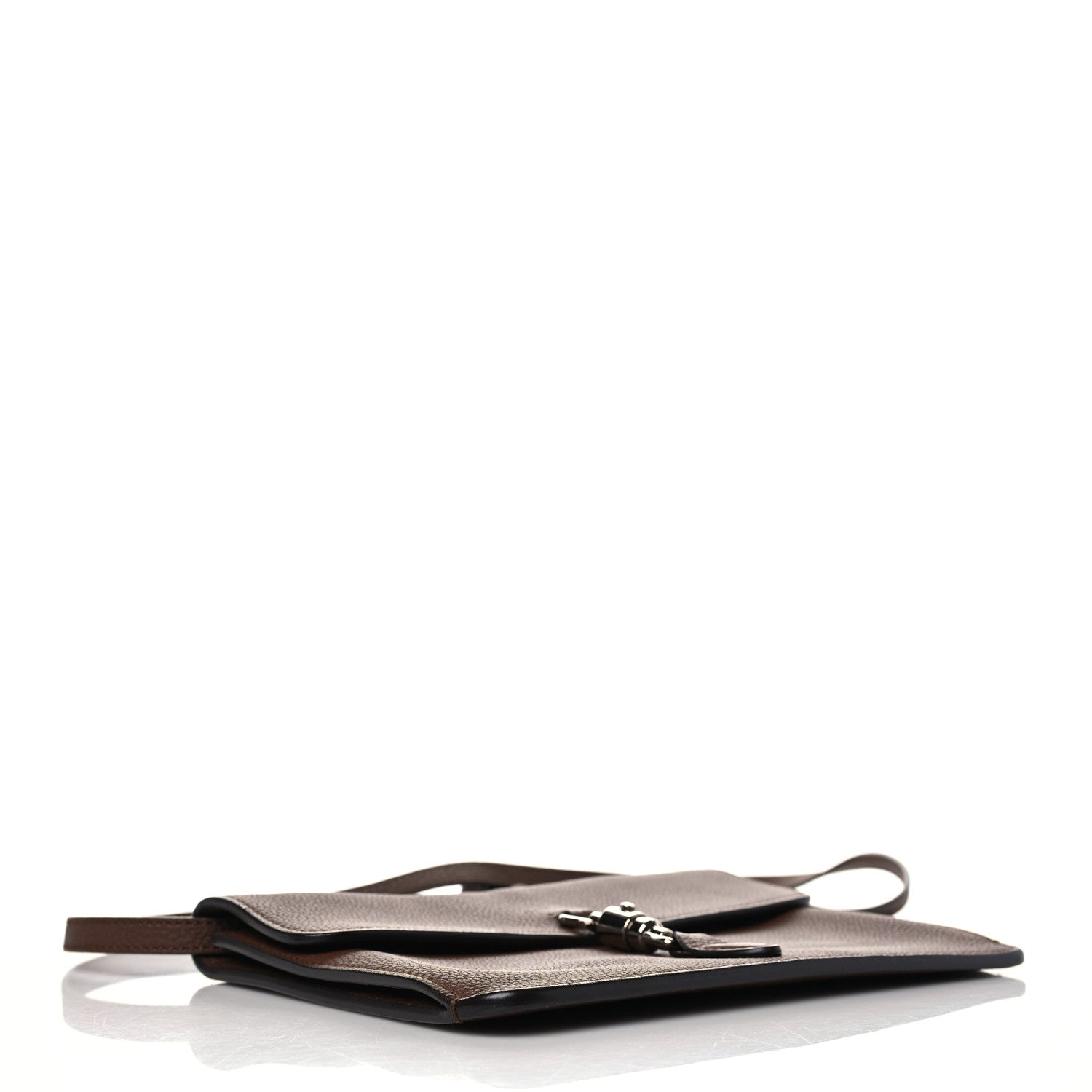 Gucci Grand Prix Calfskin Jackie Convertible Shoulder Bag Nut Brown 4 of 9