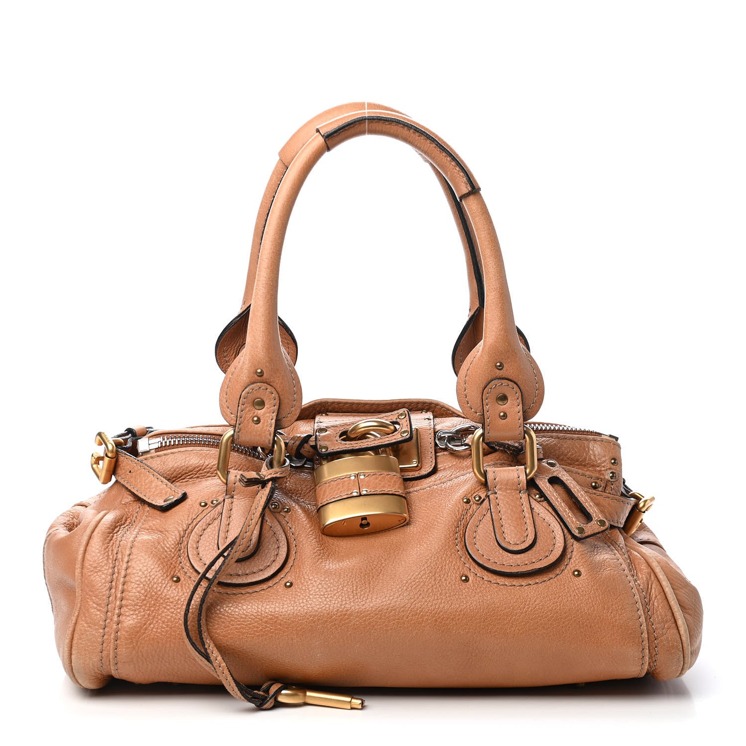 Chloe Calfskin Medium Paddington Satchel Nut 1 of 9