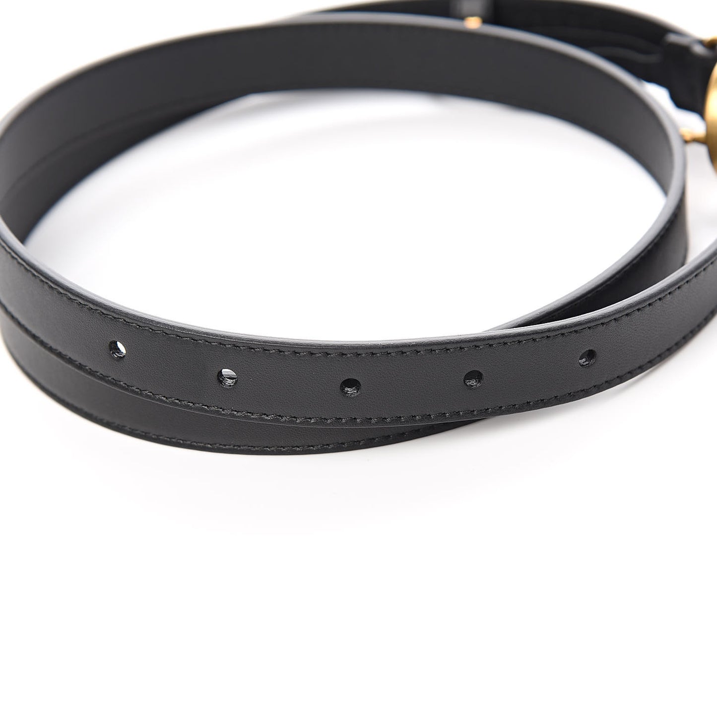 Calfskin Double G 20mm Belt 90 36 Black
