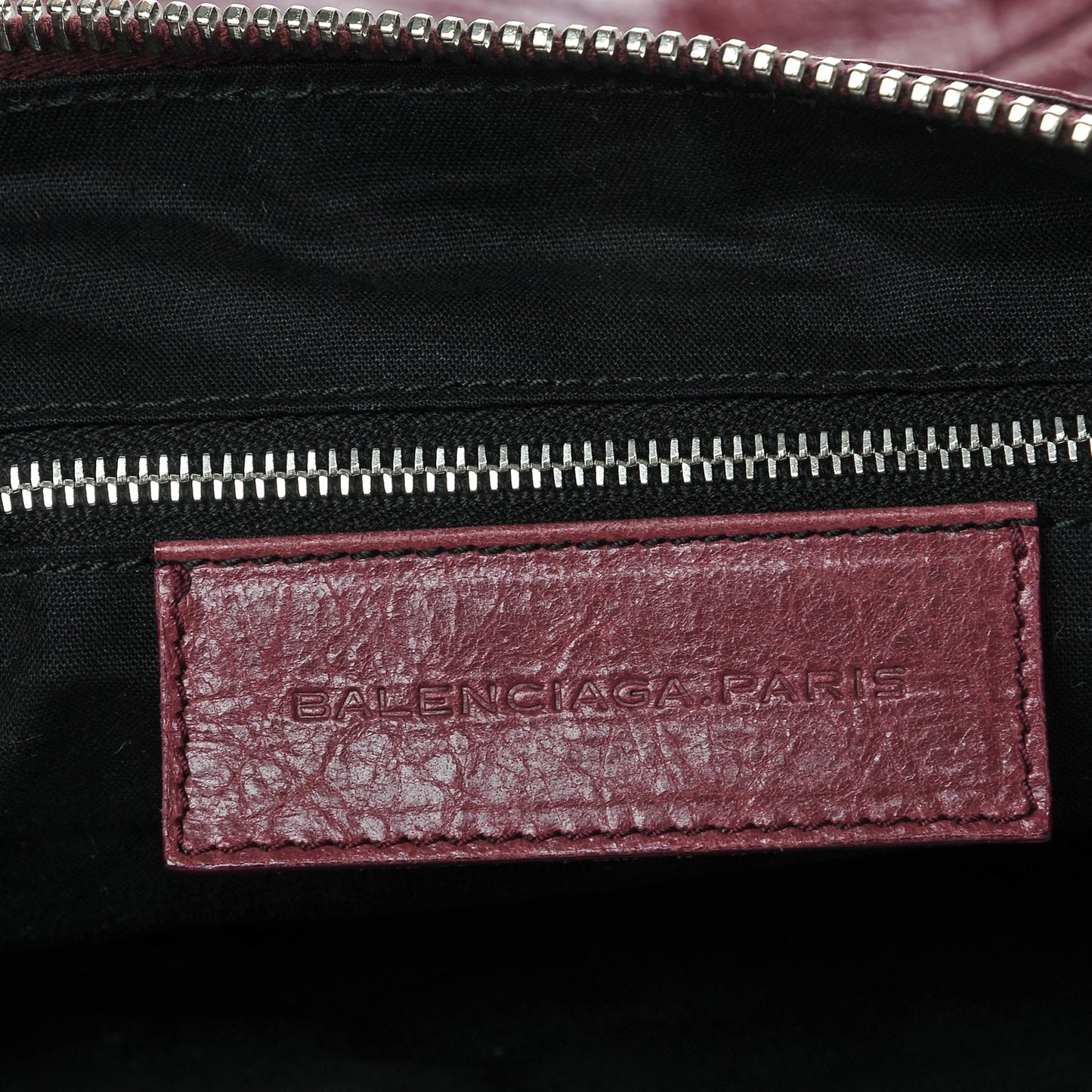 Agneau Giant 12 Silver Hardware Day Hobo Cassis