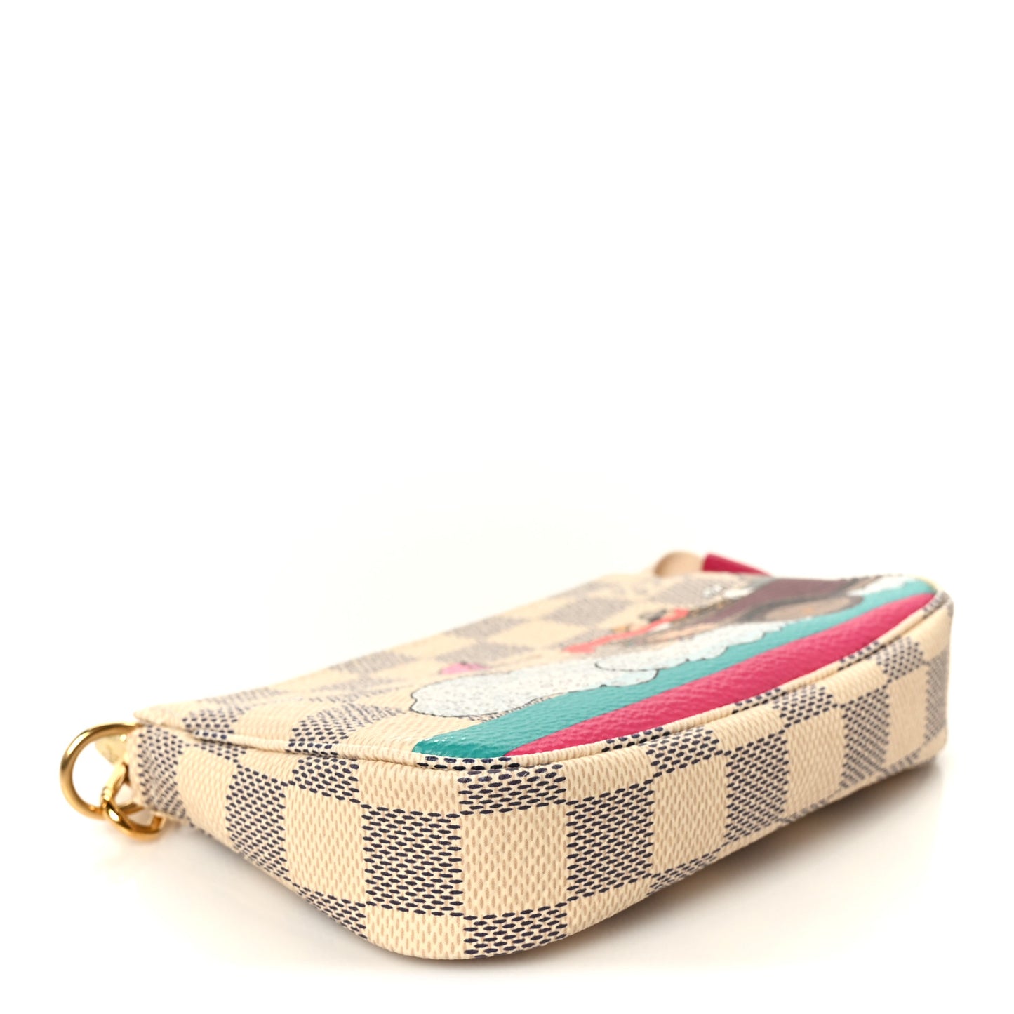 Damier Azur 2015 Christmas Animation Mini Pochette Accessories