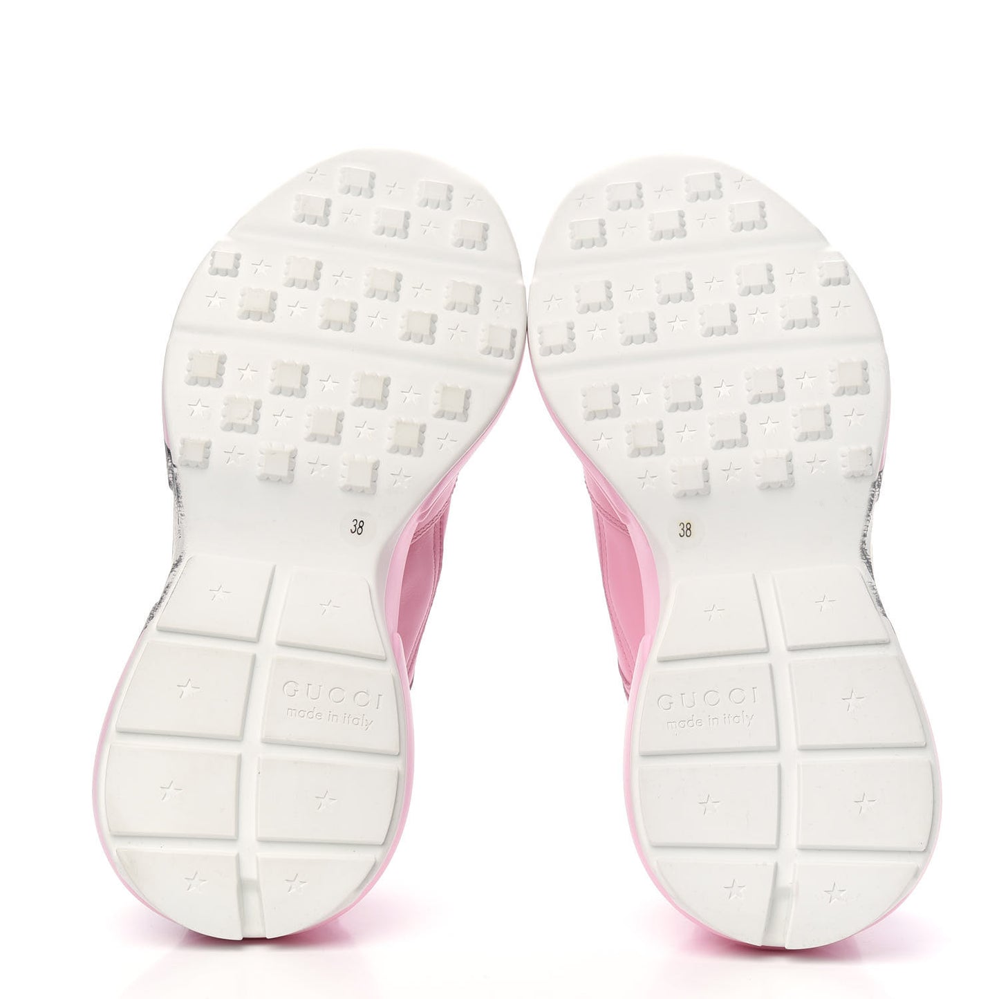 Calfskin Mystic Cat Rhyton Sneakers 38 Sugar Pink