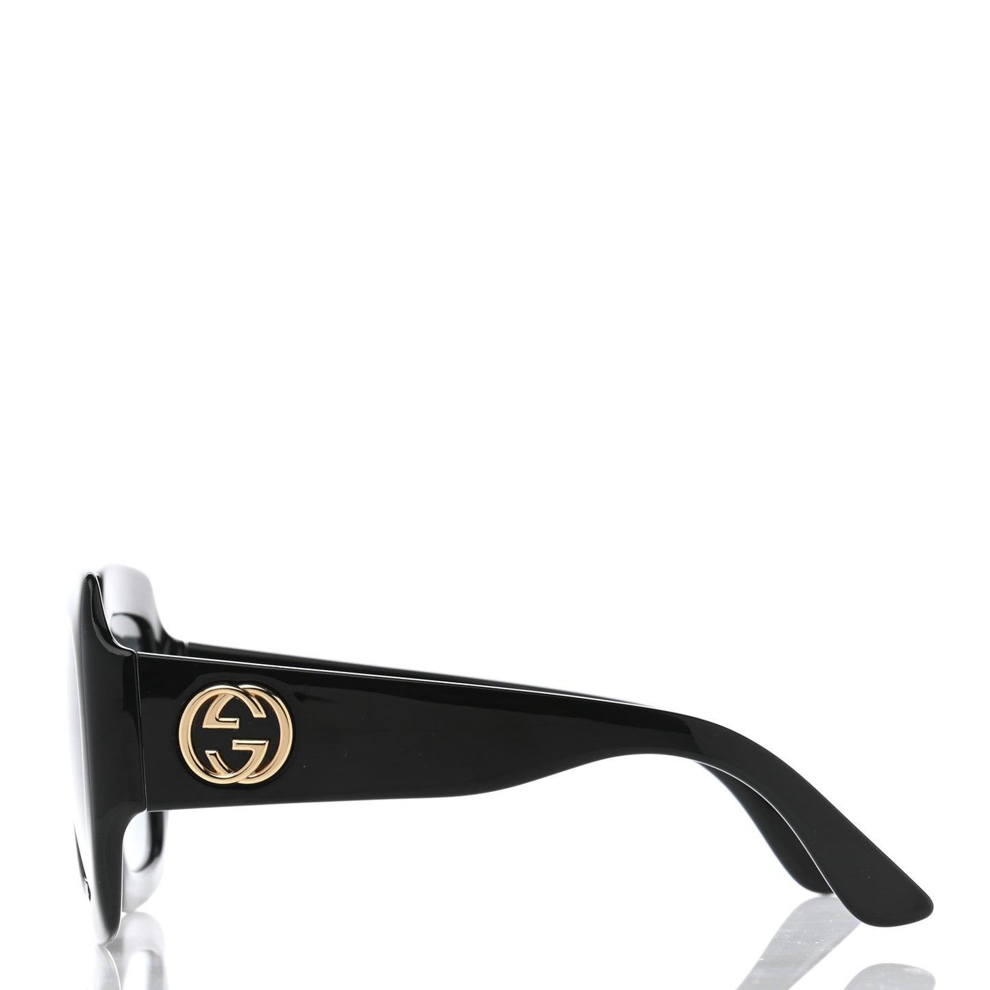 Acetate Square Frame Sunglasses GG0053S Black