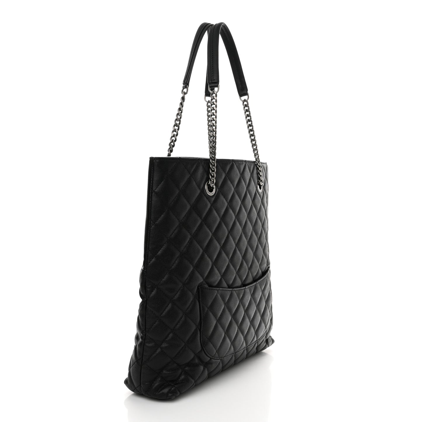 Caviar Quilted Urban Delight Tote Black