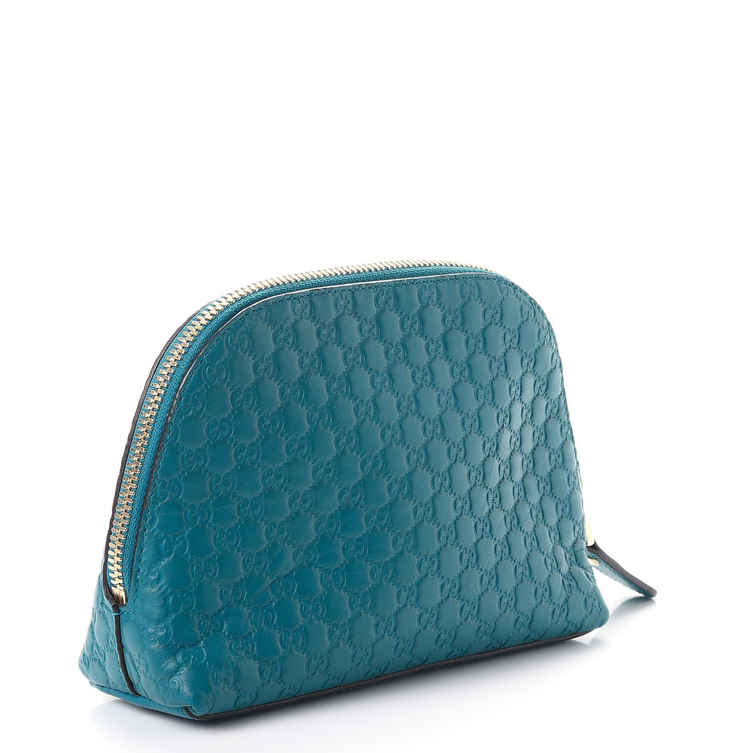 Gucci Microguccissima GG Cosmetic Case Deep Cobalt 3 of 9
