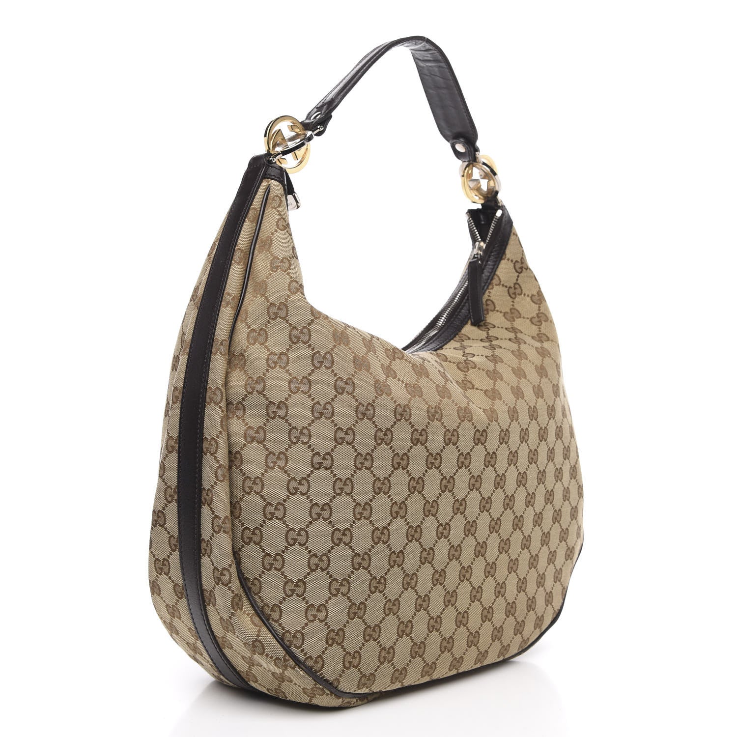 Gucci Monogram Large GG Twins Hobo Black 5 of 14