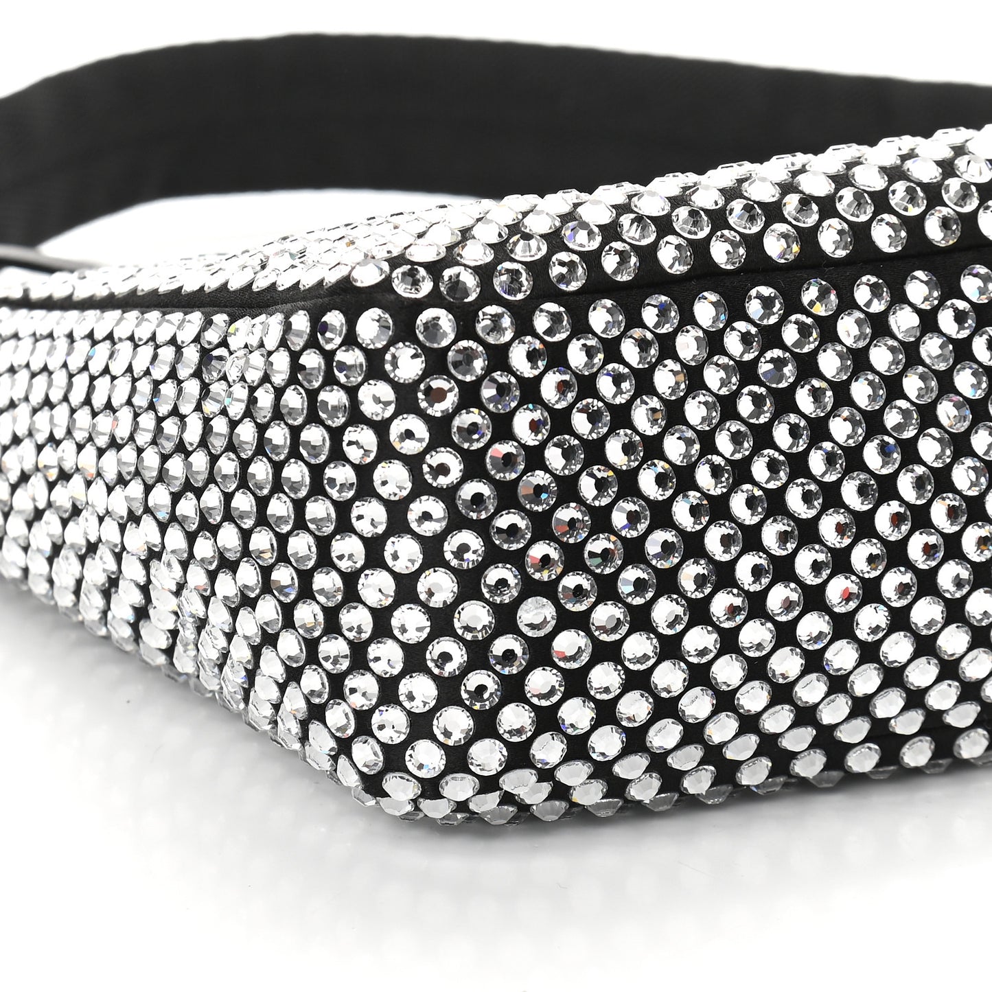 Satin Crystal Mini Re-Edition 2000 Bag Cristal