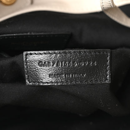 Saint Laurent Lambskin Matelasse Monogram Medium Jamie 4.3 Pochon Blanc Vintage 8 of 11