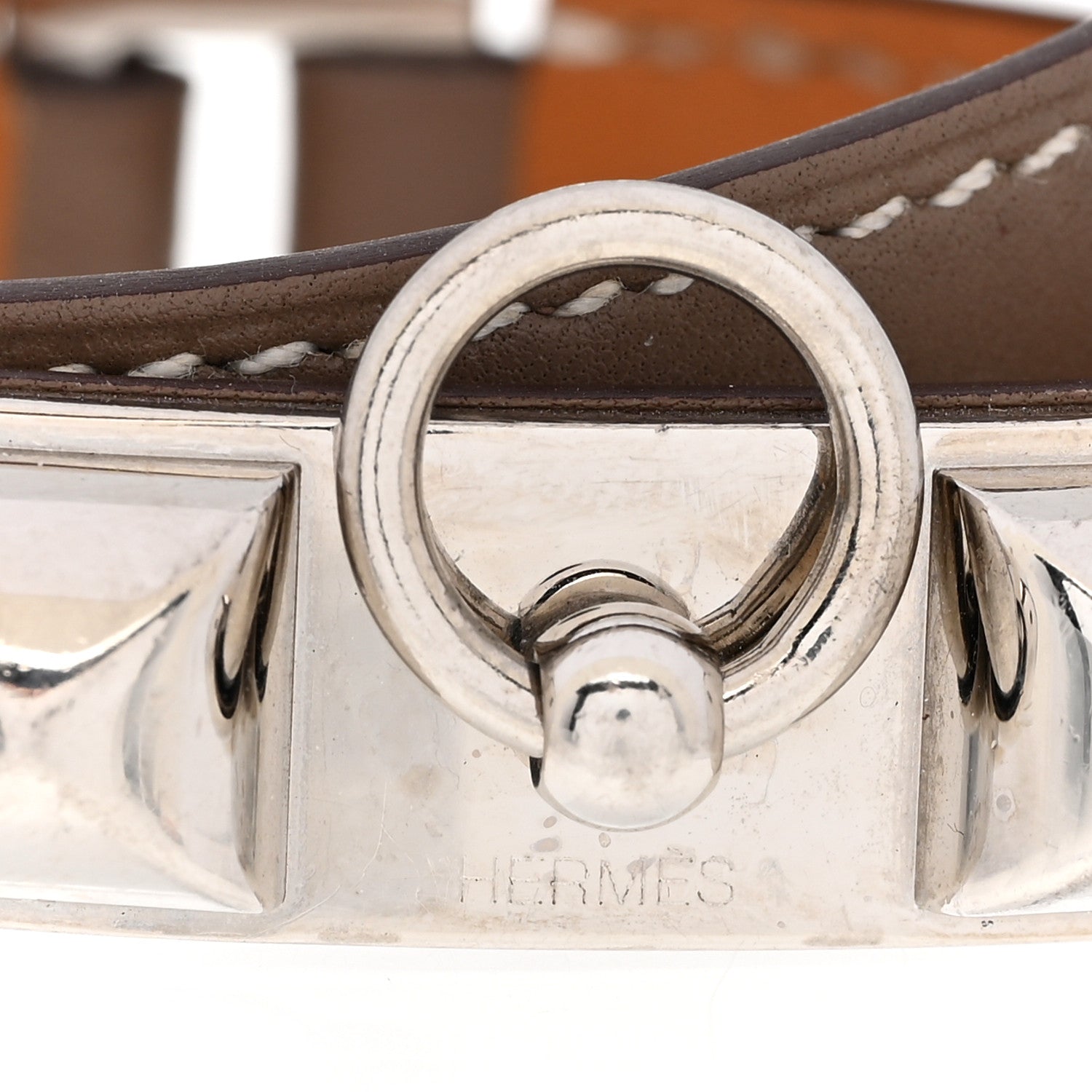Hermes Swift Rivale Double Tour Bracelet XS Etoupe 4 of 6