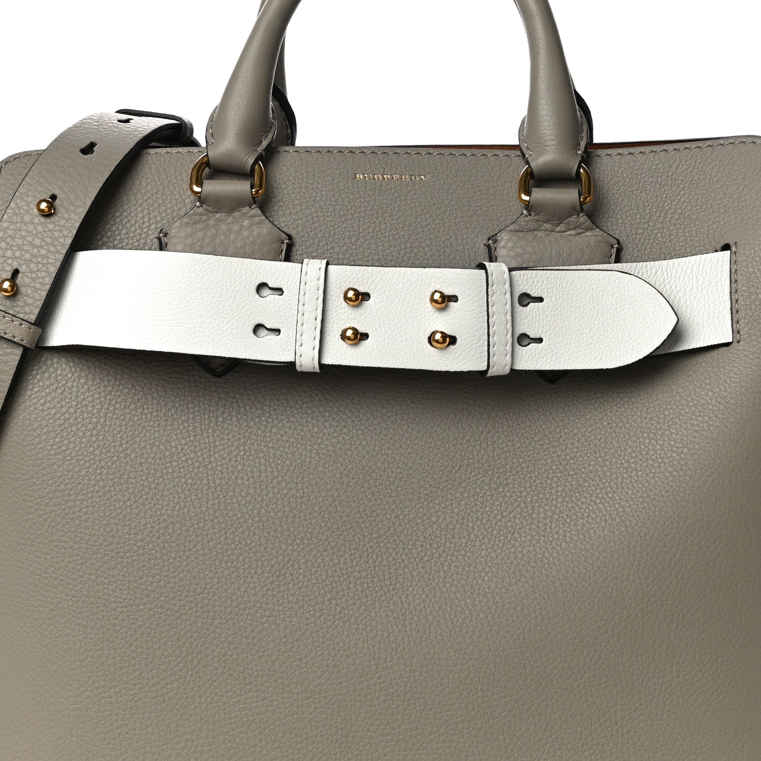 Burberry Soft Grain Calfskin Medium Belt Bag Mineral Grey 6 of 8