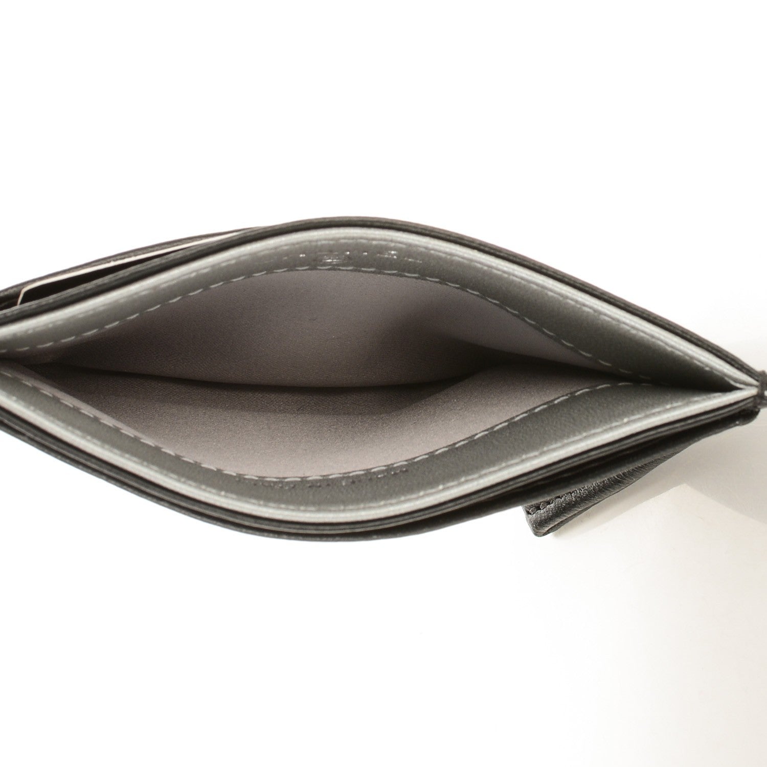 Chanel Lambskin Camellia Embossed Card Holder Black 5 of 8