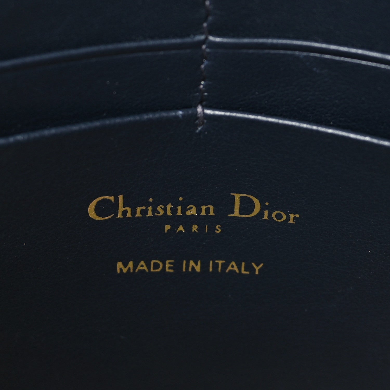 Christian Dior Oblique Saddle Chain Pouch Blue 6 of 8