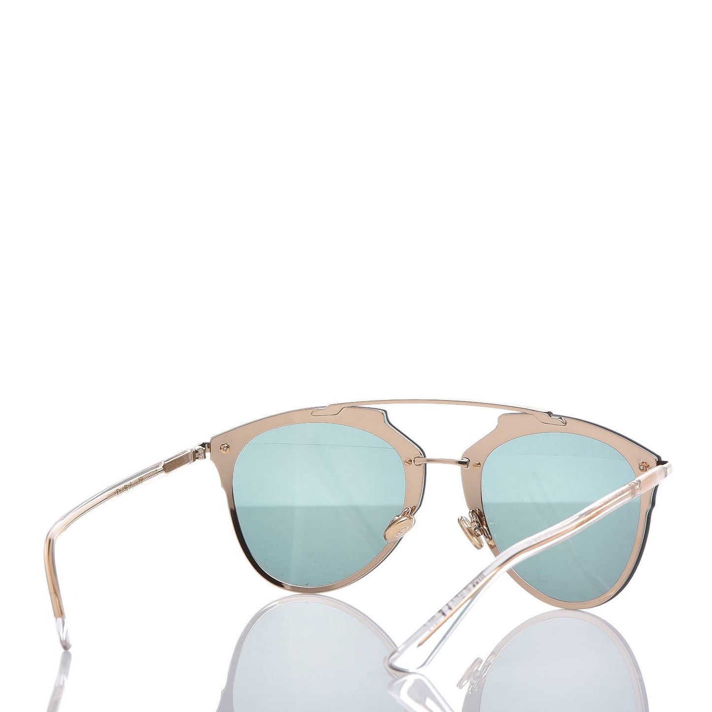 Reflected Pixel Sunglasses Rose Gold