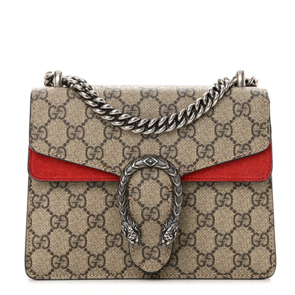 Gucci GG Supreme Monogram Mini Dionysus Shoulder Bag Hibiscus Red 1 of 19