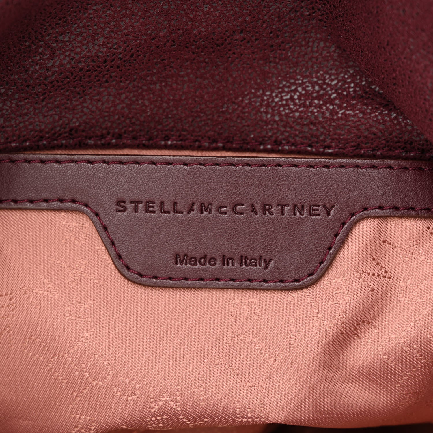 Stella McCartney Shaggy Deer Mini Falabella Fold Over Tote Plum 6 of 13