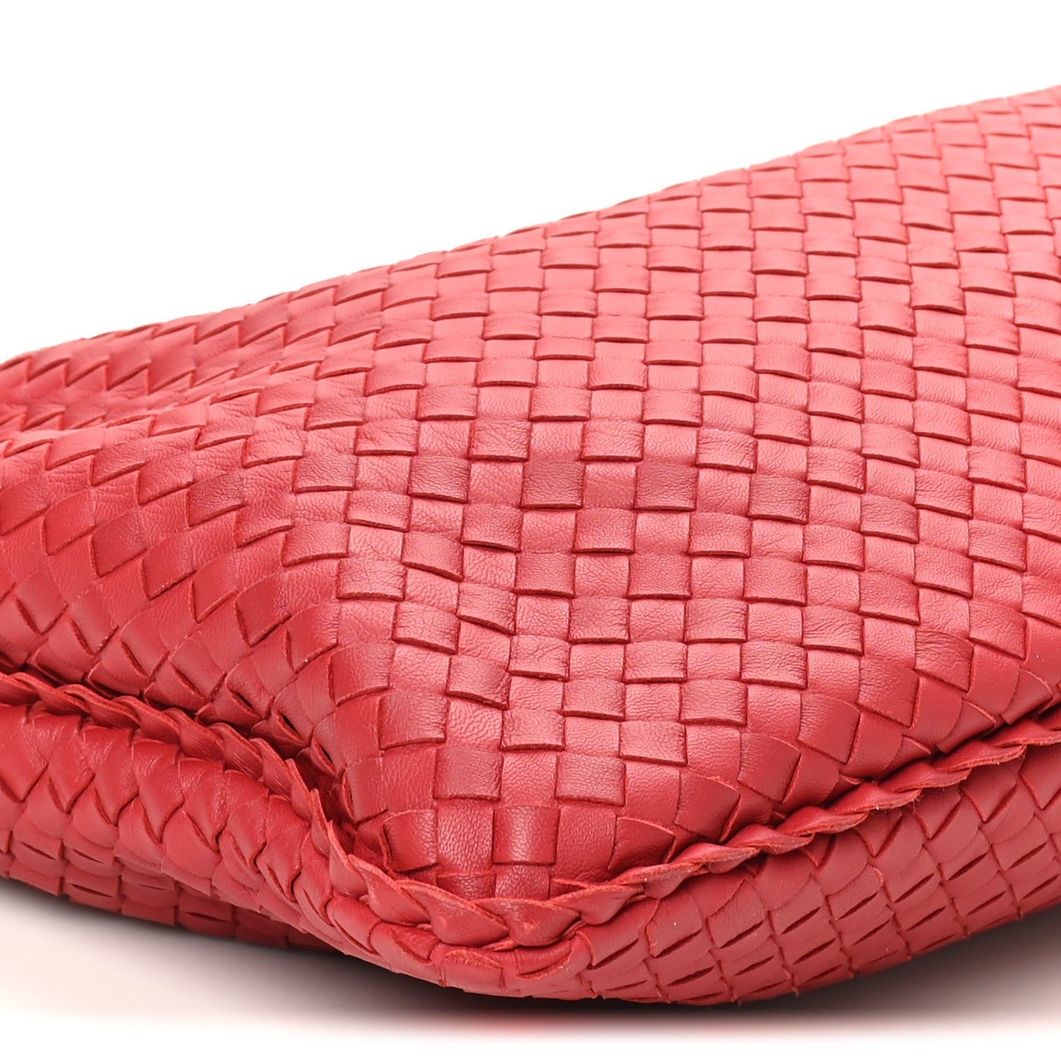 Bottega Veneta Nappa Intrecciato Large Veneta Hobo Red 9 of 10