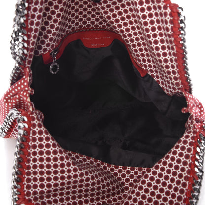 Stella McCartney Cotton Canvas Printed Big Falabella Tote Red 5 of 9