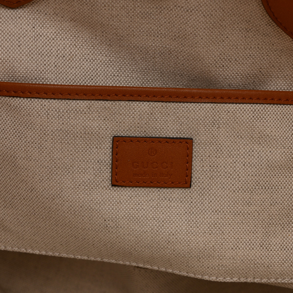 Gucci Raffia Woven Logo Patch Medium Tote Bag Natural Brown Multicolor 6 of 10