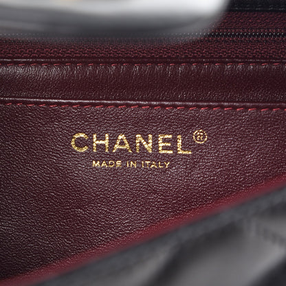 Chanel Lambskin Quilted Jumbo Single Flap Black 6 of 7