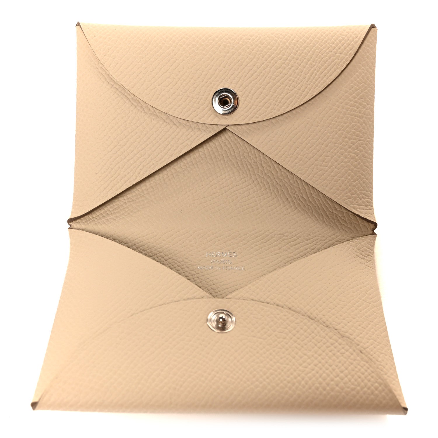 Hermes Epsom Calvi Card Case Craie 5 of 9