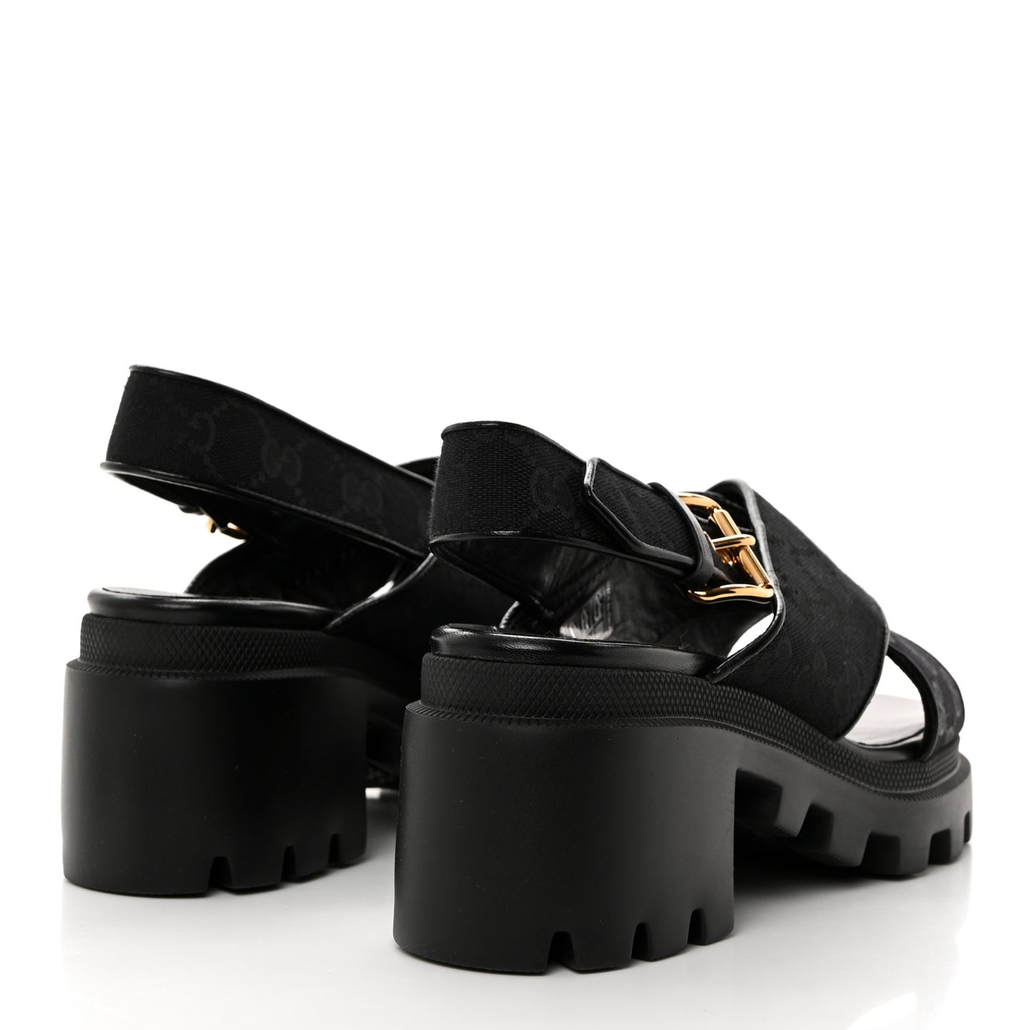 Monogram Granada Kid Trip 40/72mm Lug Sole Sandals 39 Black