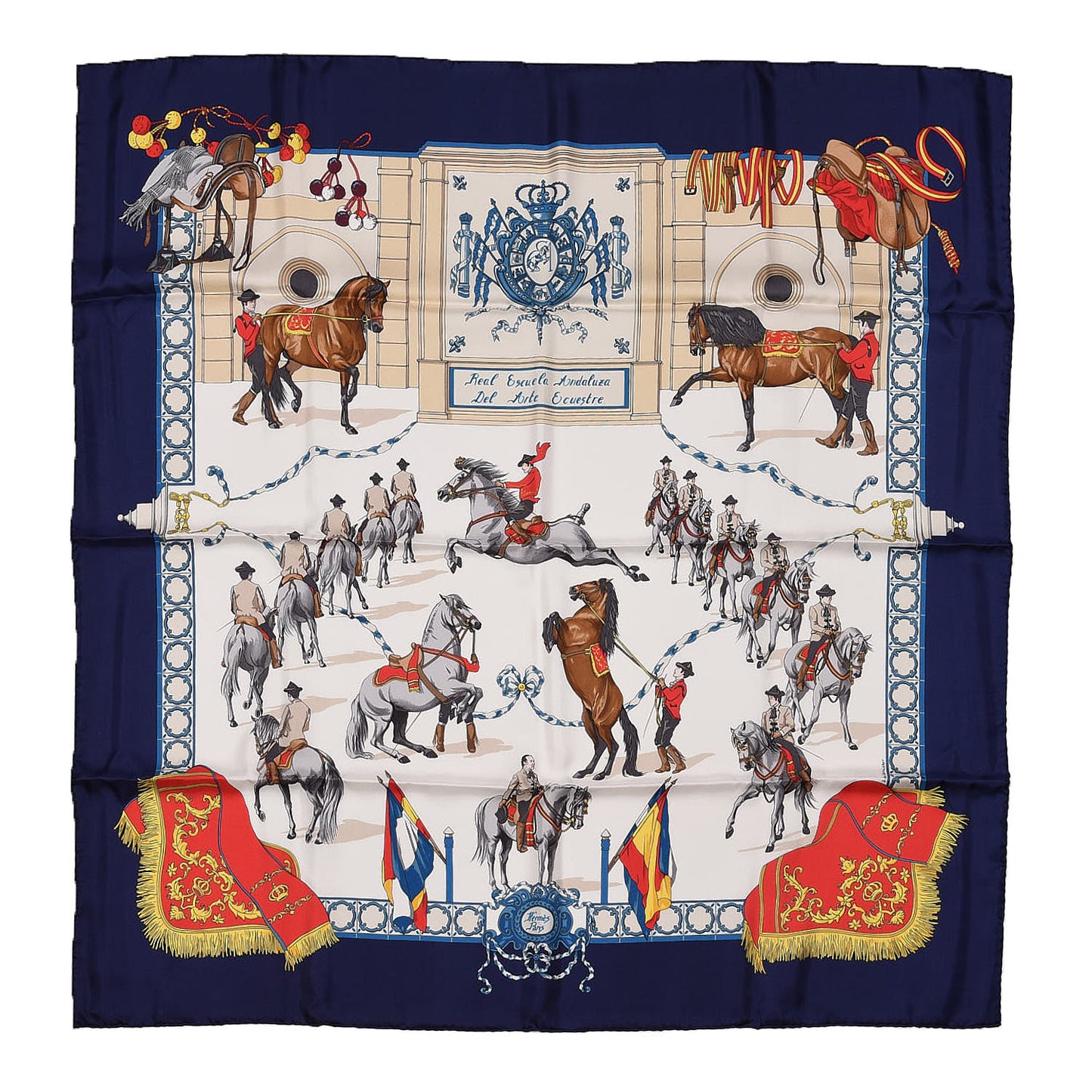 Silk Real Escuela Andaluza Del Arte Ecuestre Scarf 90