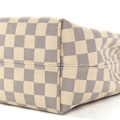 Louis Vuitton Damier Azur Graceful PM Rose Ballerine 9 of 10