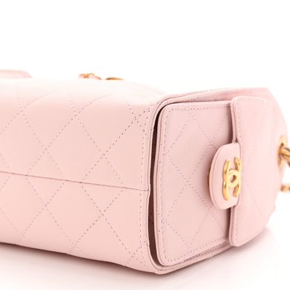 Chanel Caviar Quilted Mini Chanel 25 Handbag Light Pink 10 of 11