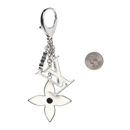 Louis Vuitton Fleur d Epi Bag Charm Ivory 2 of 3
