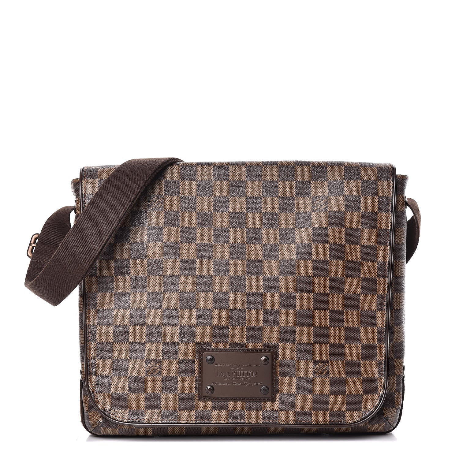 Louis Vuitton Damier Ebene Brooklyn MM 1 of 12