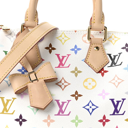 Louis Vuitton LV X TM Monogram Multicolor Speedy Bandouliere 25 White 7 of 10