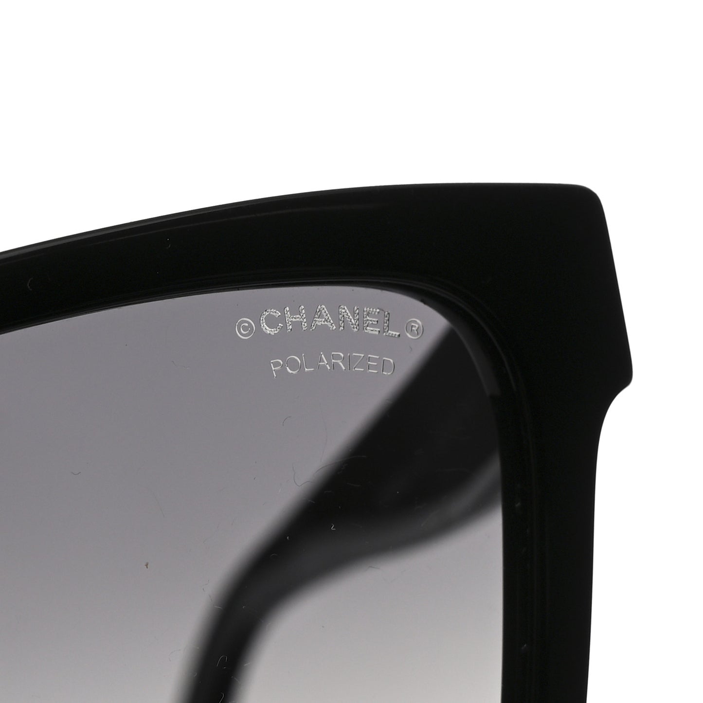 Acetate Polarized Square Sunglasses 5417 Black