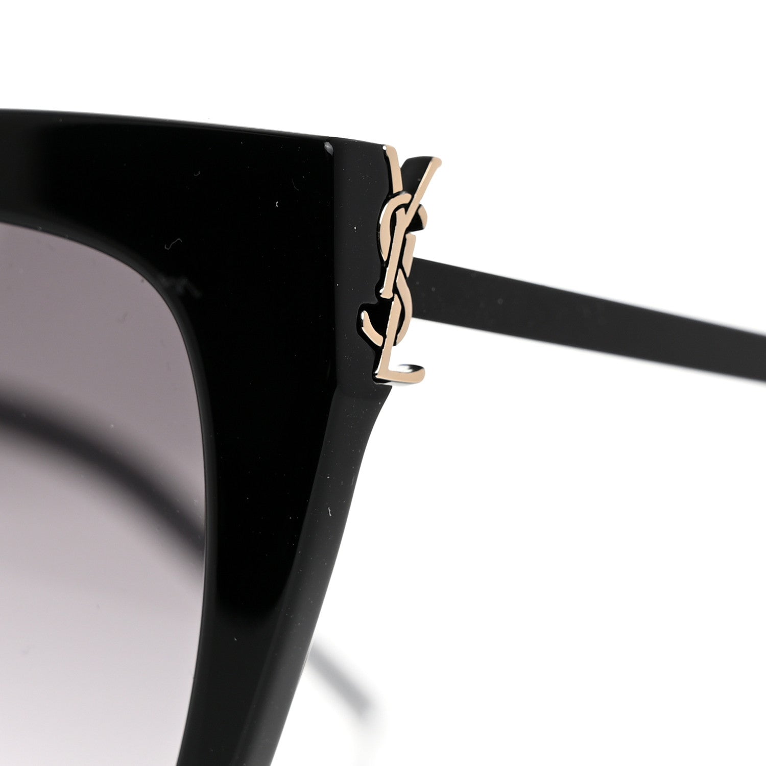 Saint Laurent Square Acetate Metal SLM48S Sunglasses Black 5 of 8