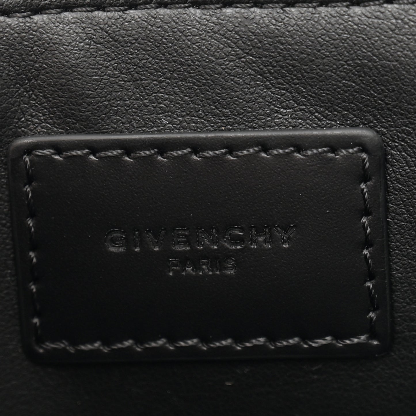 Calfskin Cobra Print Zip Pouch Black