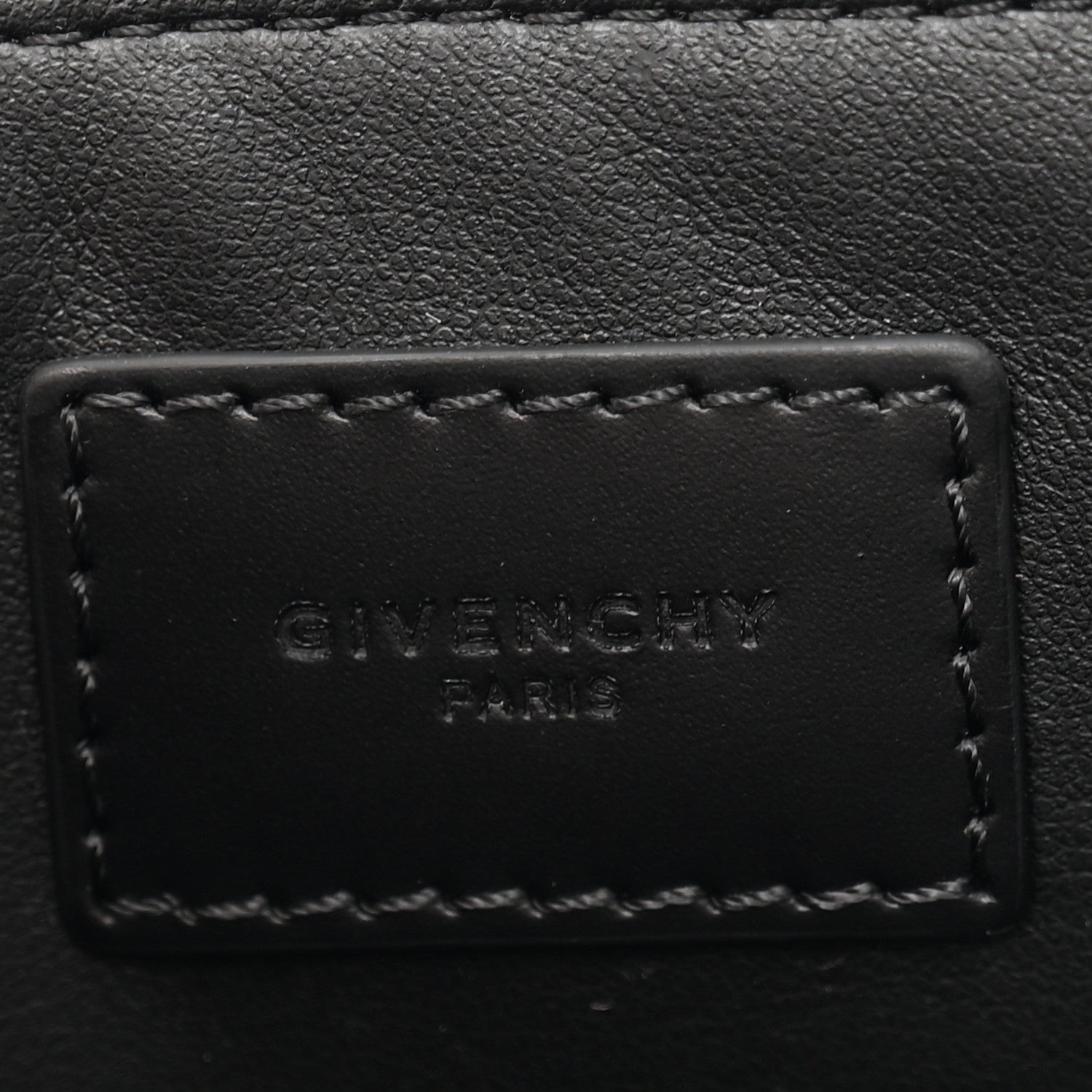 Givenchy Calfskin Cobra Print Zip Pouch Black 6 of 10