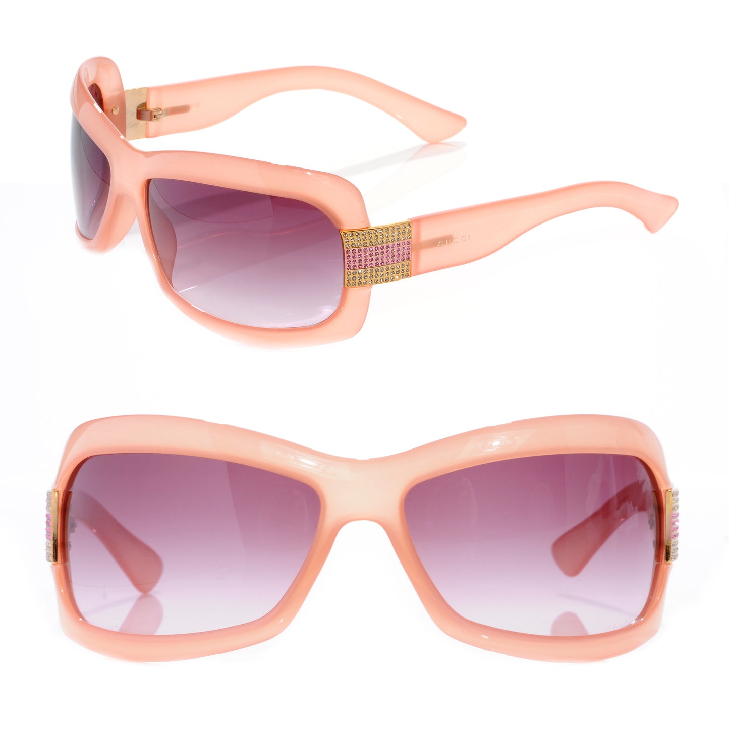 Strass Crystal Web Sunglasses 2901 Pink