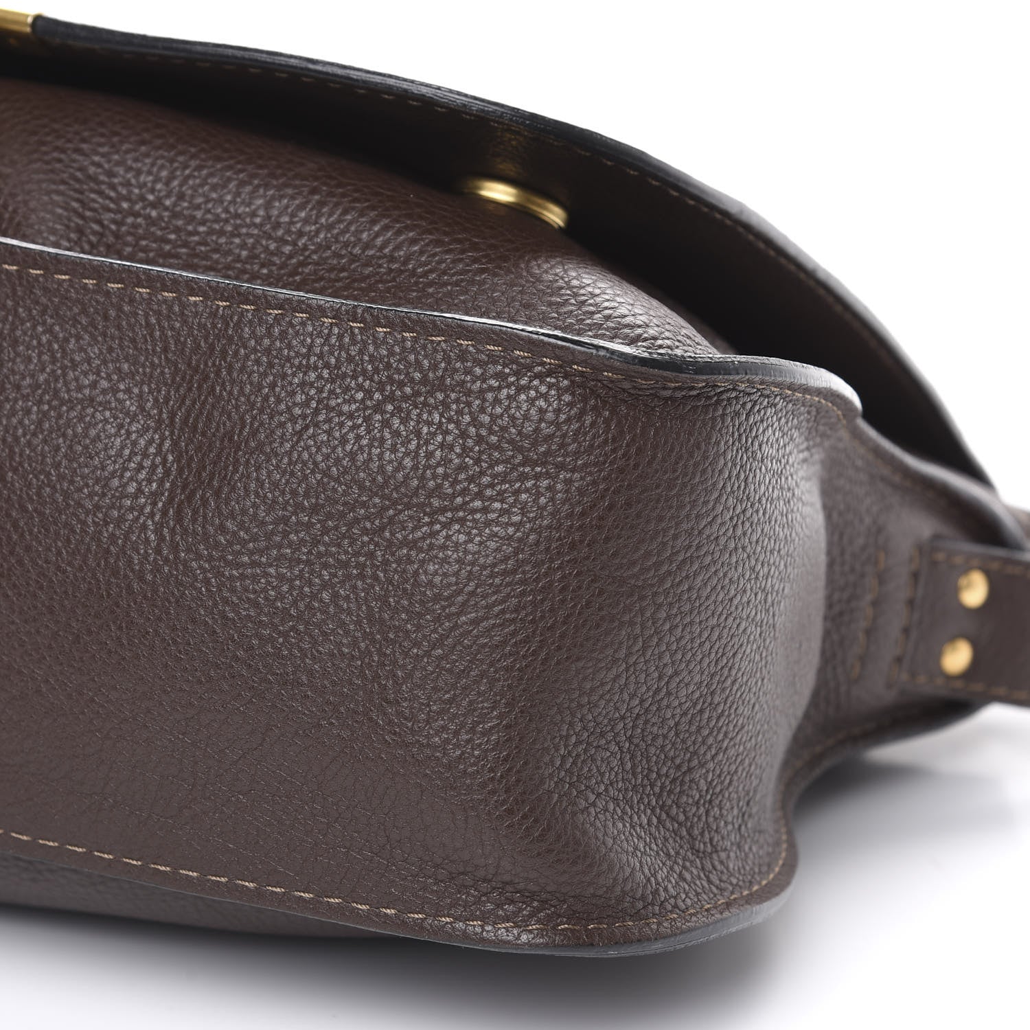 Chloe Calfskin Medium Marcie Top Handle Bag Truffle 10 of 13