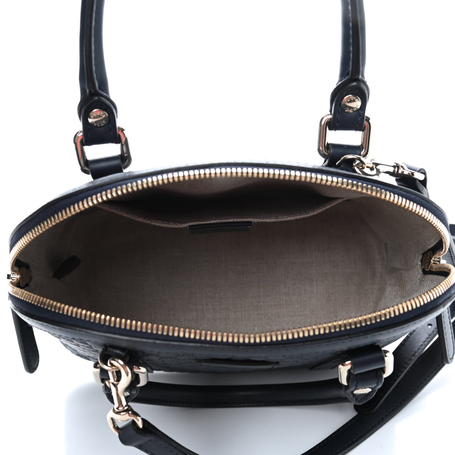 Gucci Soft Microguccissima Mini Dome Bag Blue 4 of 5