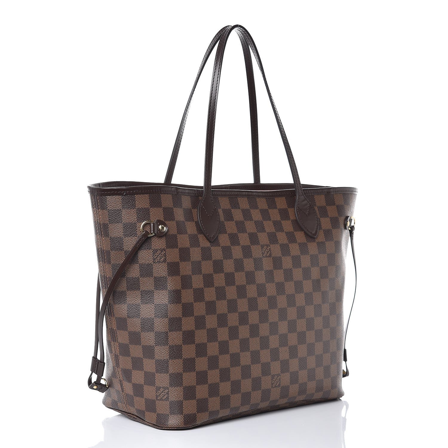 Louis Vuitton Damier Ebene Neo Neverfull MM Rose Ballerine 3 of 8