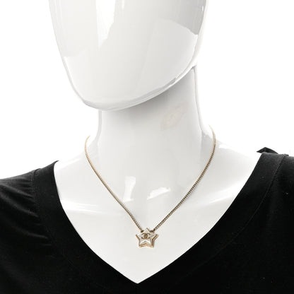 Chanel Pearl CC Star Necklace Gold 2 of 4