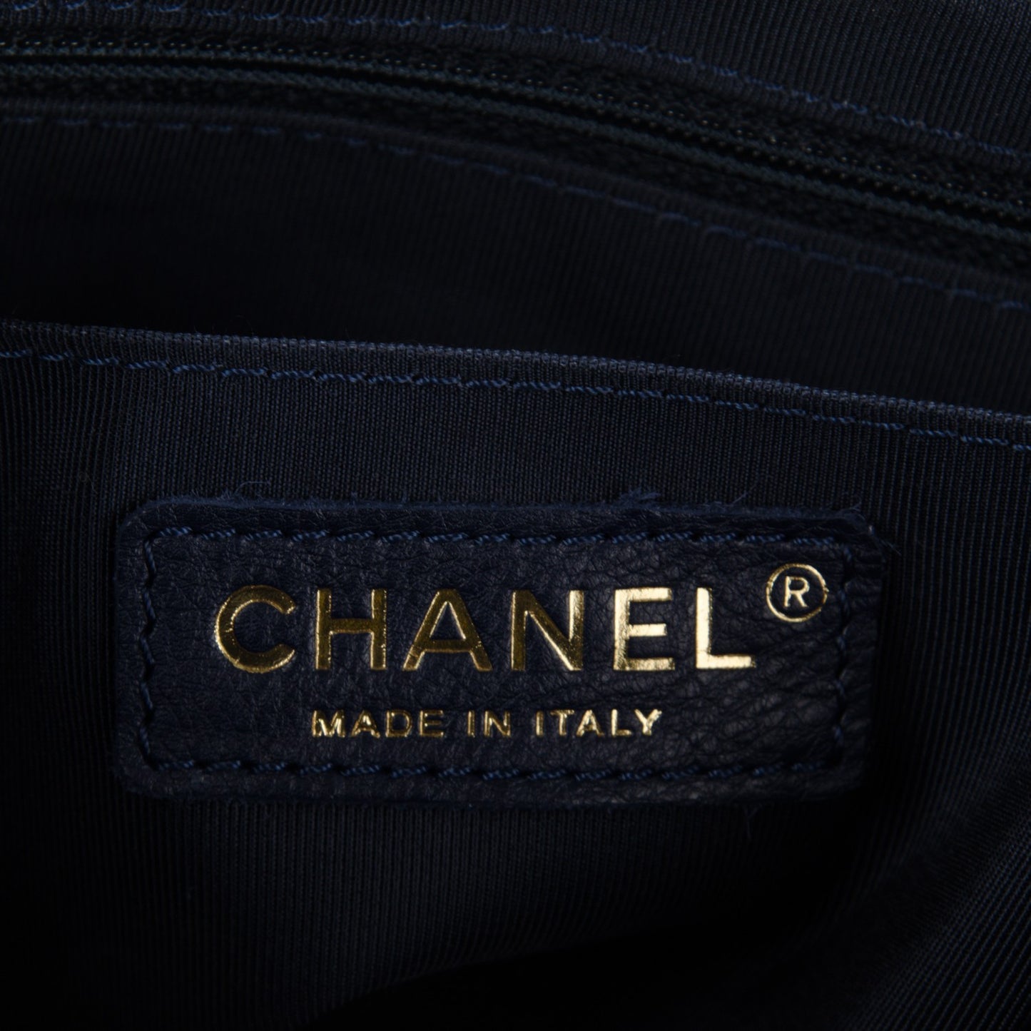 Washed Denim Quilted Large Urban Spirit Backpack Dark Blue