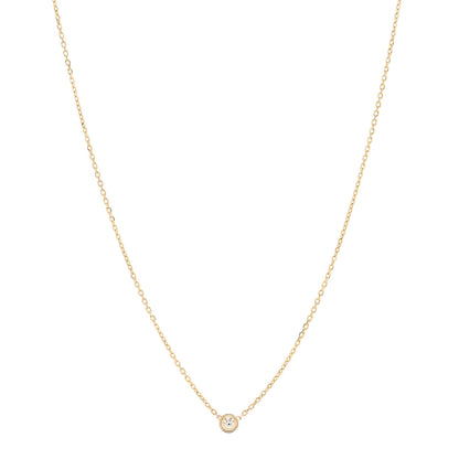Cartier 18K Yellow Gold Diamond XS D'Amour Pendant Necklace 1 of 6