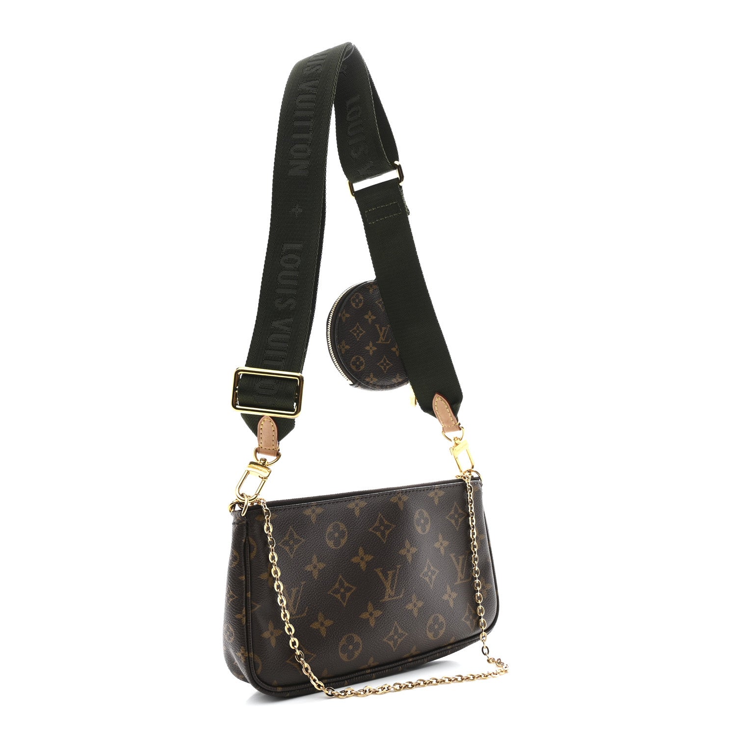 Louis Vuitton Monogram Multi Pochette Accessories Kaki 3 of 12