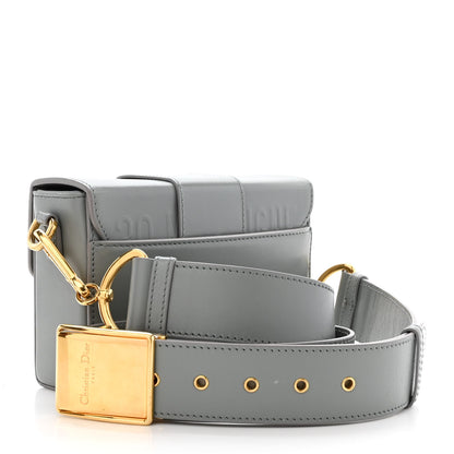Christian Dior Box Calfskin 30 Montaigne Box Bag Gray 3 of 9