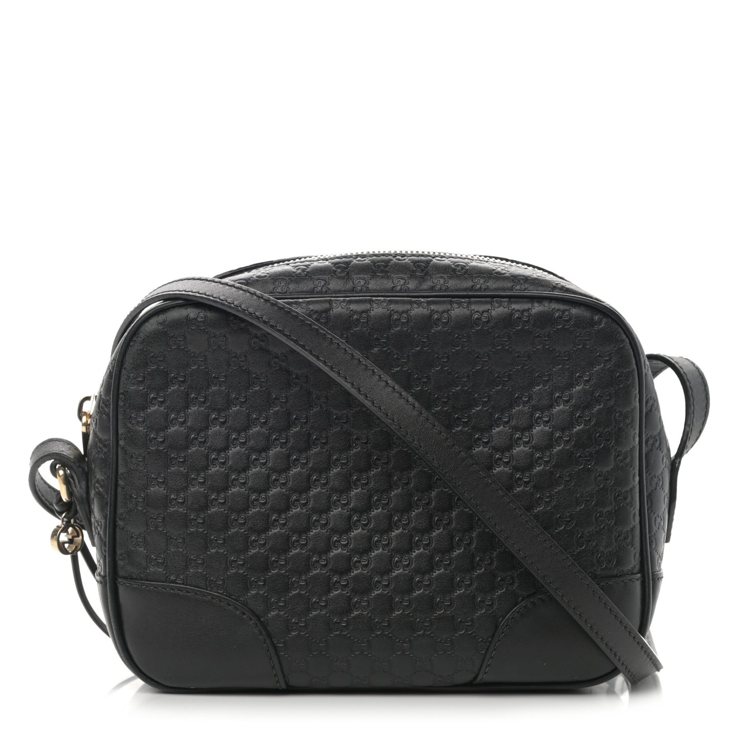 Microguccissima Mini Bree Messenger Bag Black