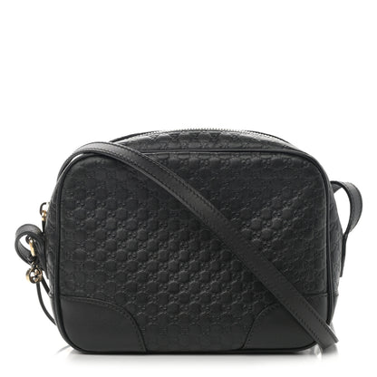 Gucci Microguccissima Mini Bree Messenger Bag Black 1 of 18