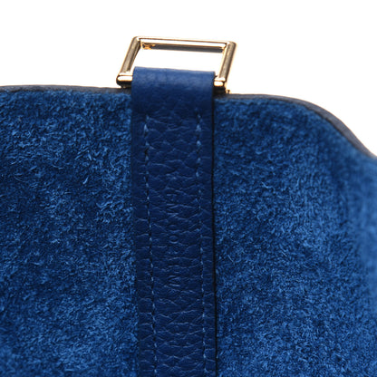 Hermes Taurillon Clemence Picotin Lock 18 PM Deep Bleu 7 of 13
