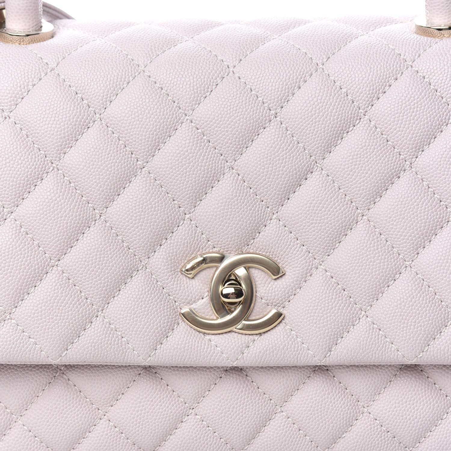 Chanel Caviar Quilted Small Coco Handle Flap Lilas Lilac 7 of 10