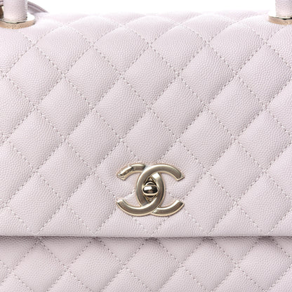 Chanel Caviar Quilted Small Coco Handle Flap Lilas Lilac 7 of 10